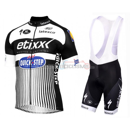 Abbigliamento Ciclismo Quick Step 2016 bianco e nero